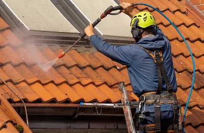 Démoussage et hydrofuge de toiture au Touvet